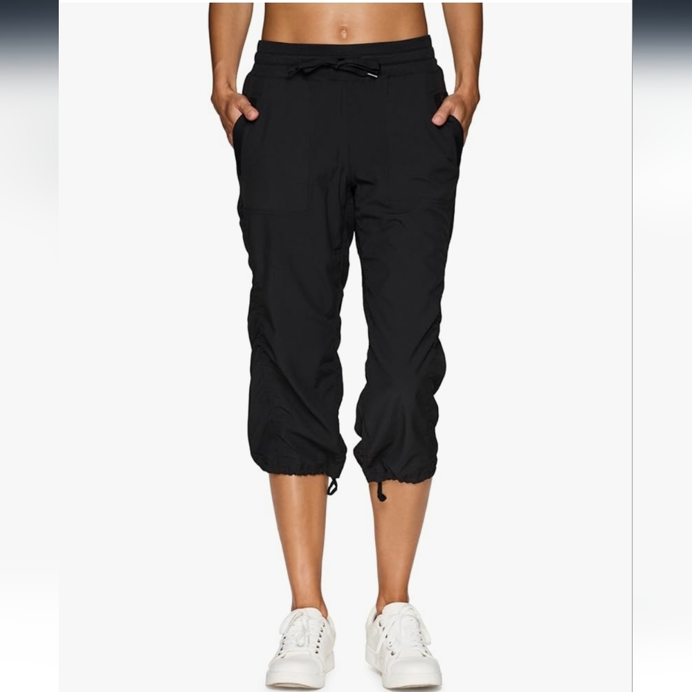 RBX Black Cropped Jogger Pants